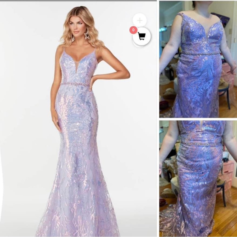Alyce size 20 light Orchid gown
